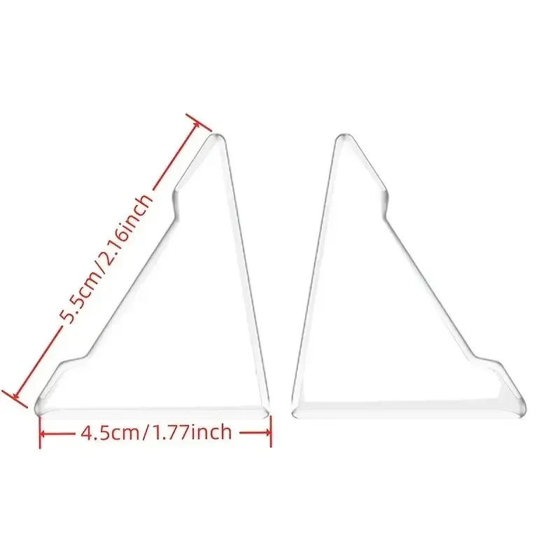 4 protectores universales de silicona transparente para esquinas de puertas de coche, anticolisión, antirrayas, cubiertas de protección para puertas.