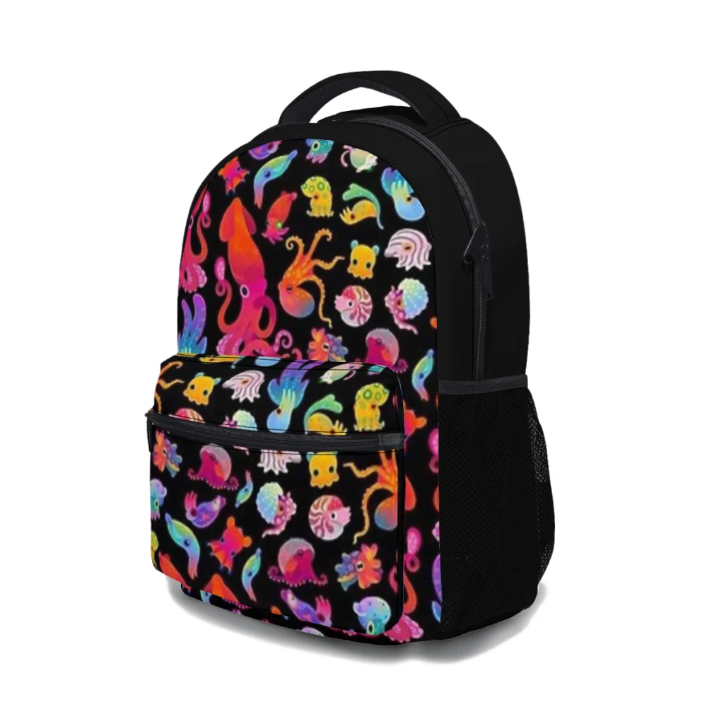 Cephalopod New Female Fashion girls High Capacity Waterproof College Backpack Trendy Girls Laptop School Bags 17inch ﻿ ﻿