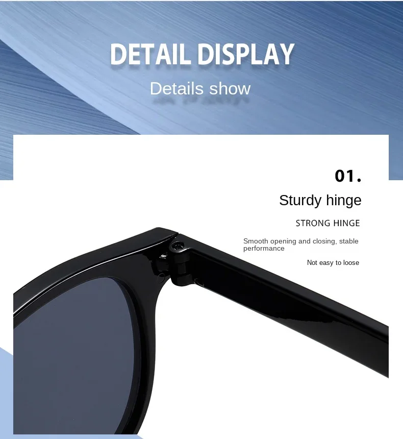 Neue Vintage Rechteckige Sonnenbrille für Männer und Frauen Luxusmarken-Designer Quadratische Sonnenbrillen Modische Herren-Sonnenbrillen Oculus Weihnachten – Detail 5