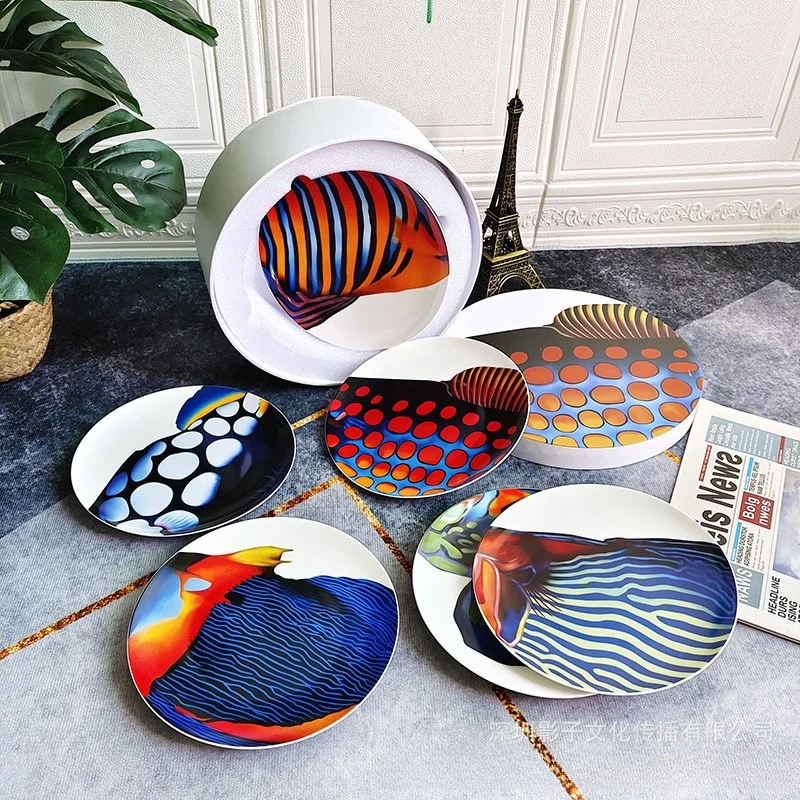 

Premium Bone China Steak Plate Set Stylish Western Dinner Cold Dish Plates Personalized Tableware Gift Box for Home Gifting Use