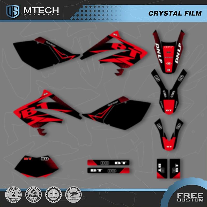 

DSMTECH Graphics Decals Sticker Kits For BETA RR 50 2006 2007 2008 2009 2010 Motorcycle Backgrounds Number Custom 001