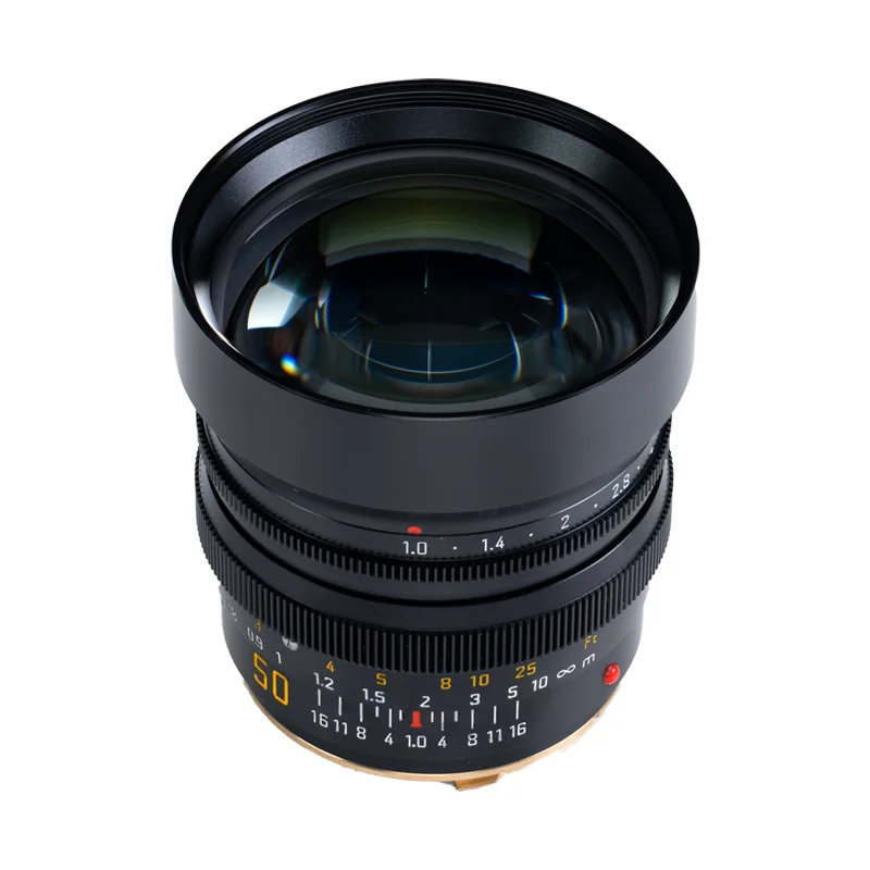 DJoptical NyctaLux MF 50mm F1.0 Black Paint Manual Focus Lens for Leica M10 M11 M M3 M4 Leica M Mount Lens Full Frame
