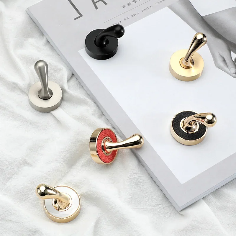 Dual-purpose Decorative Hook Key Hook Wall Hanging Coat Hook Porch Modern Creative Clothes Hat Hanger Dresser Knob