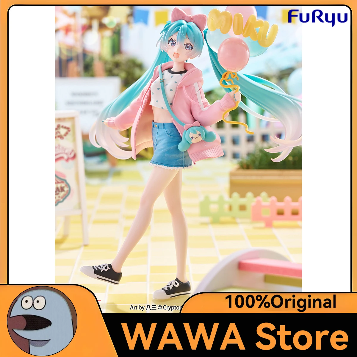 オリジナルフリュー-ムチュテ-初音ミク-パークデート-アニメフィギュアコレクションモデル玩具-美少女ドールオーナメント