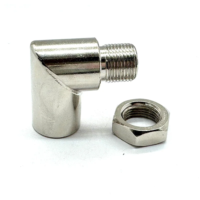 

Universal M18 X 1.5 O2 Sensor Extension 90 Degree Connector Fix Check Engine Light