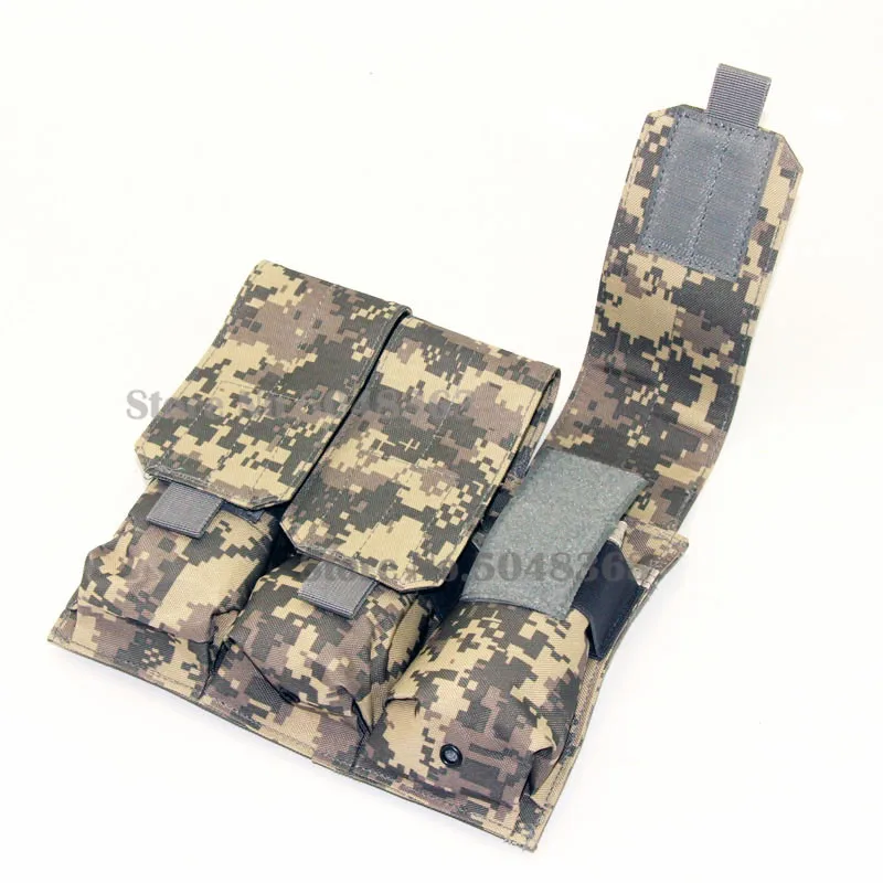 

Tactical Triple M4 5.56mm Mag Magazine Pouch Hunting Outdoor Airsoft Molle Pistol Handgun Shooting Vest Tool Dump Drop Bag