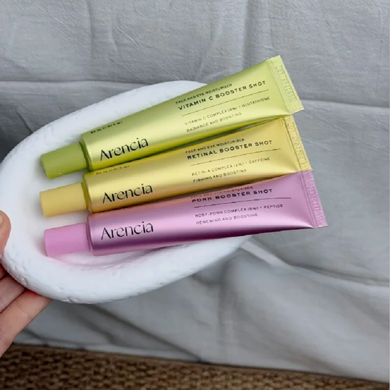 Zdjęcie 4: Arencia Rice Mochi Cleanser, Booster Shot & Serum Skincare Vitamin C Retinal dla jasnej, zdrowej, promiennej i jędrnej skóry.