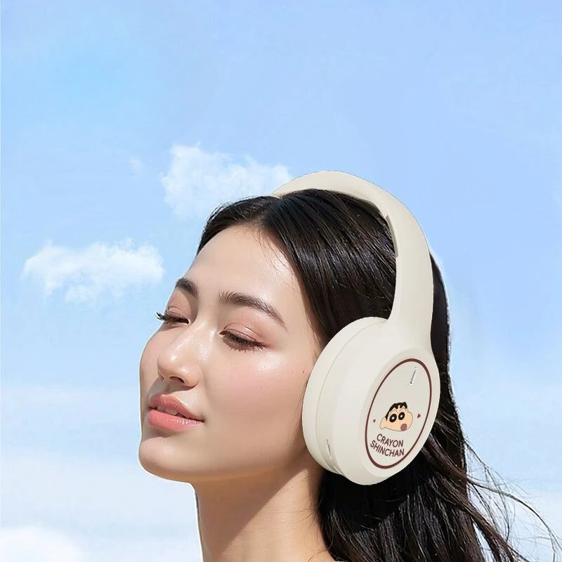 Crayon Shinchan Hoofddeksels Draadloze Bluetooth-oortelefoon Anime-karakter Mannelijke ruisonderdrukking Esports Bluetooth-oortelefoon met lage latentie