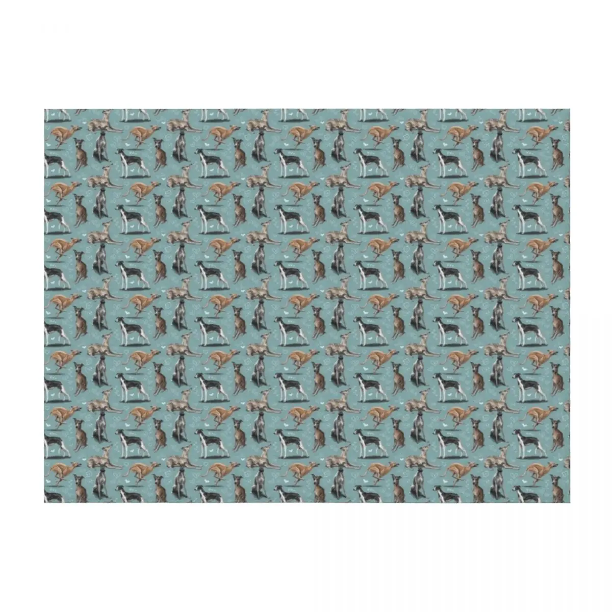 

The Whippet Throw Blanket Soft Plaid Shaggy Furry For Baby Blankets