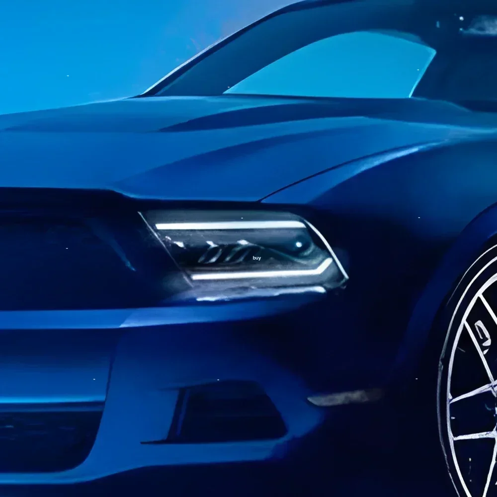 

Для Ford Mustang 2005-2009 автомобильные передние фонари, обновление высокого качества, аксессуары для линз динамического проектора, светодиодные автомобильные фары в сборе