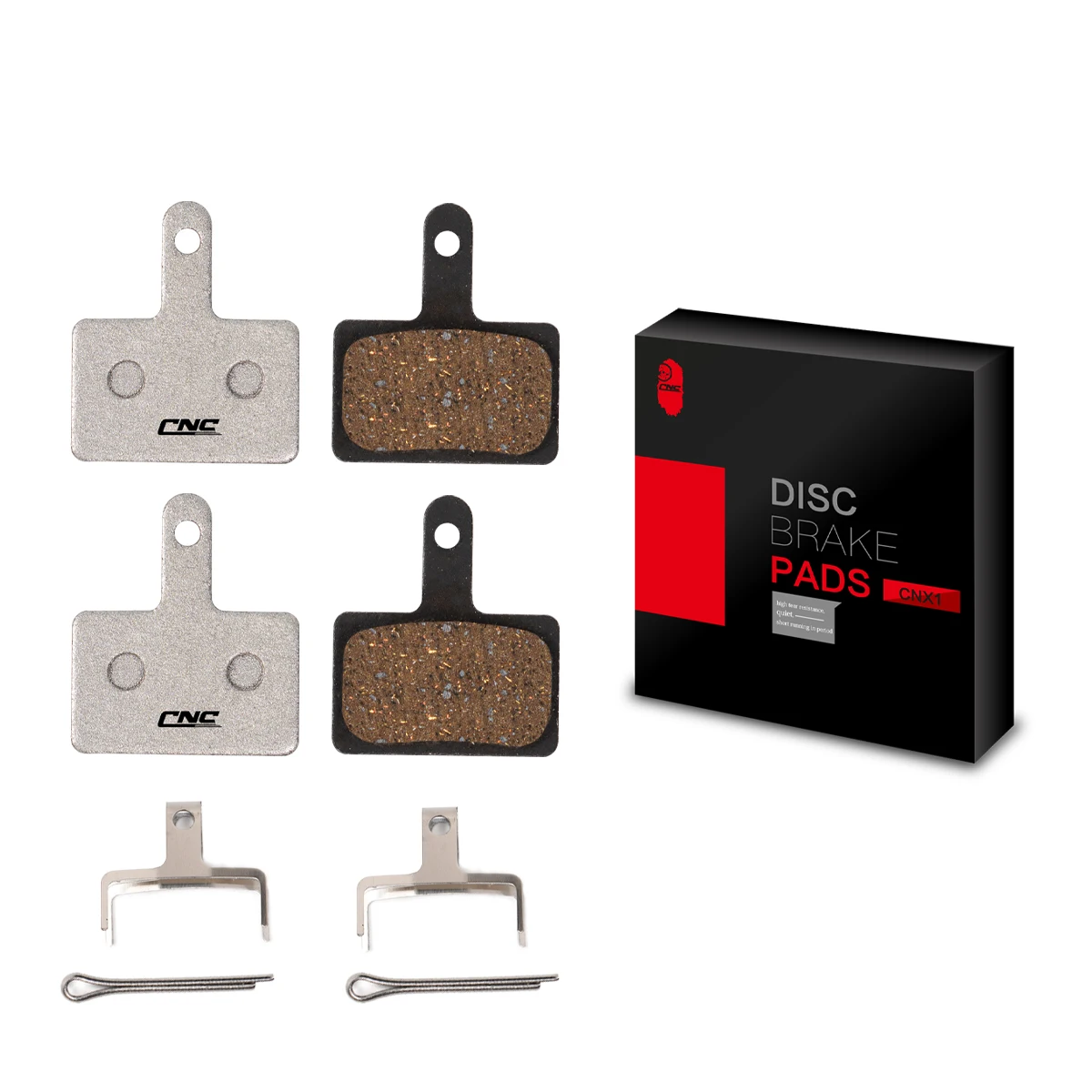 SUNTNUR Bike Brake Pads For SHIMANO B01S B03S B05S Tektro Auriga Comp Ceramic/Resin/Sintered Disc Brake Pads 2 Pairs