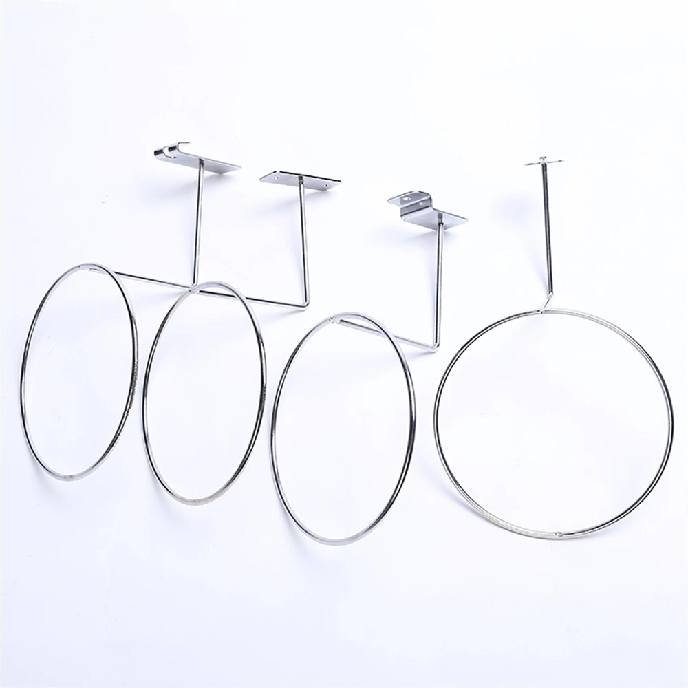 5pcs Basketball Rack Football Holder Wall Mount Ball Shelf Metal Cap Hat Wig Dispaly Stand Rack for Store Display Props