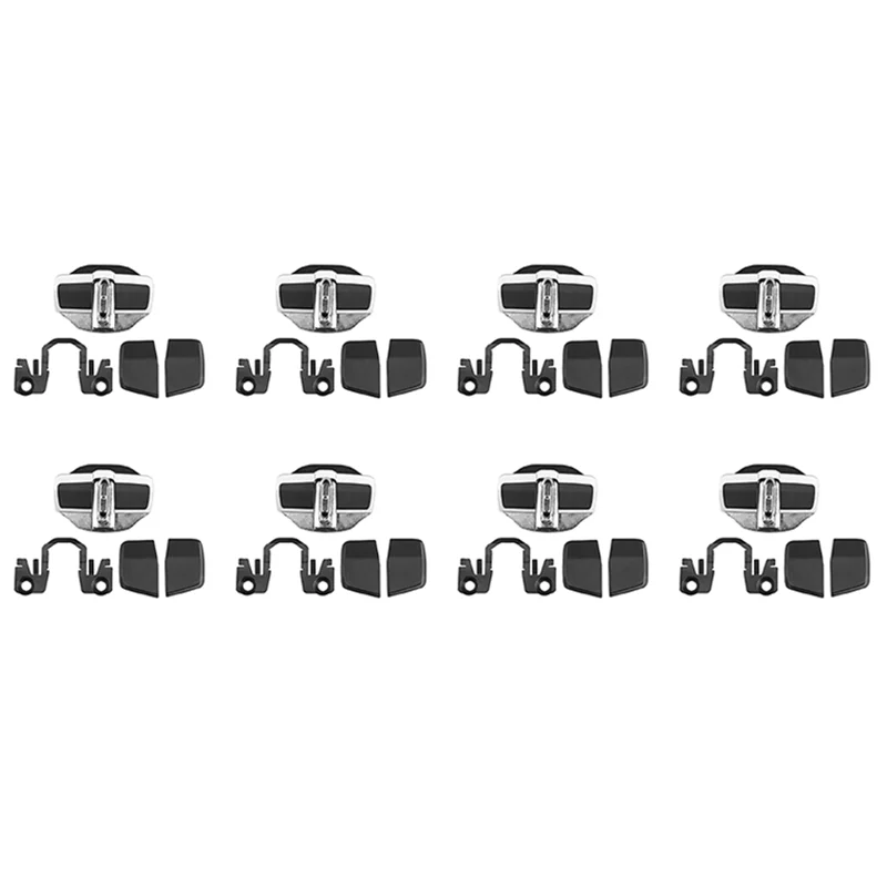 

8 Sets TRD Door Stabilizer Door Lock Latches Stopper Covers For Toyota Land Cruiser LC200 Alphard Vellfire