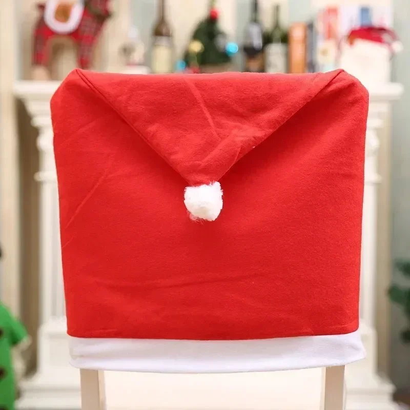 

Christmas Chair Cover Christmas Decoration for Home Table Dinner Chair Back Decor 2023 New Year Party Supplies Xmas Navidad 2022