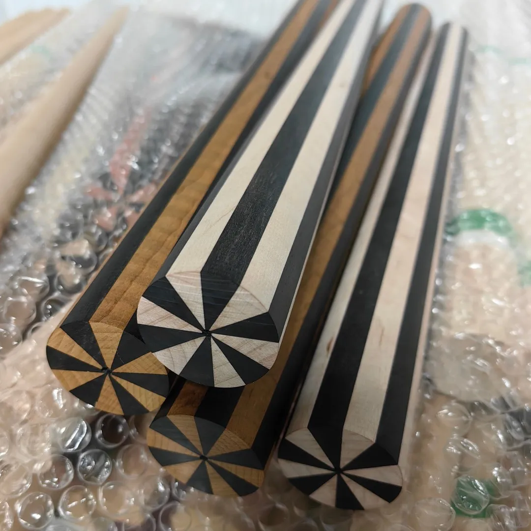 

12 IN 1 Pool Billiards Butt Carbonized Wood/Technology Black Length:45cm Diameter:36mm Cue Handle Parts