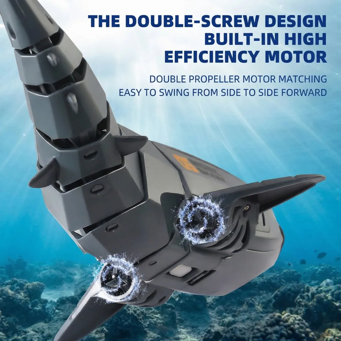 APP Shark Cam 2.4G Remote Control Shark Toy with HD Underwater Camera Real-Time Video RC Biomimetic Waterproof Fish Submersible