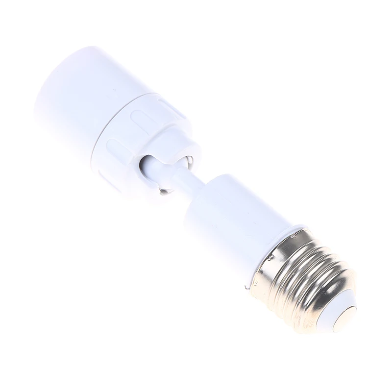 E27 To E27 LED Light Bulb Socket Extender Adapter 360° Rotatable Adjustable Light Bulb Base For Standard E27 Light Bulb