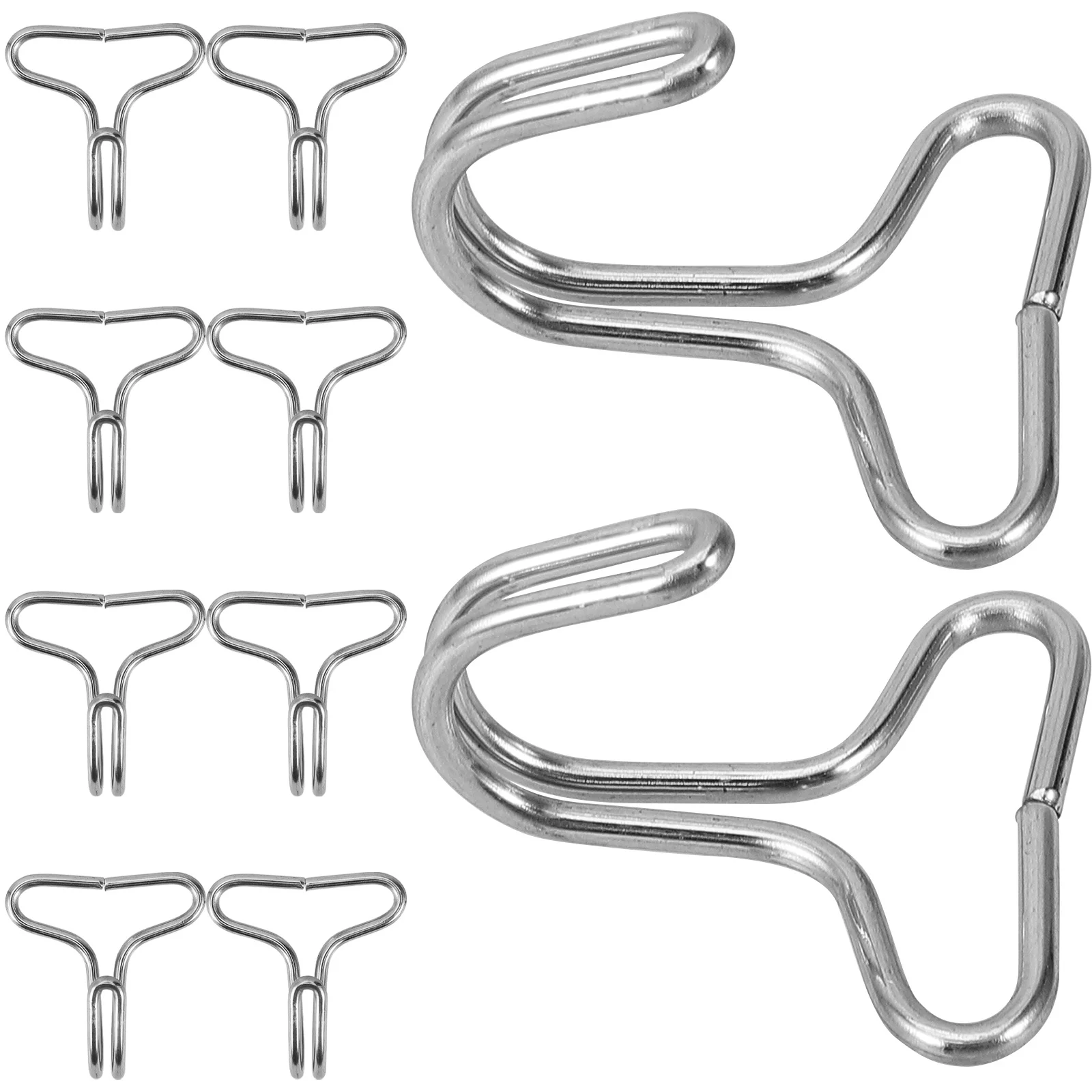 

50Pcs Stainless Steel Car Seat Cover Hook Clips Reliable Fixing Hooks Compatible with Various Seats Easy Installation Automotive