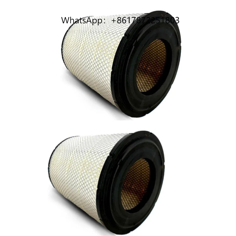 

In Stock Set of 2 P527682 Engine Air Filter AF25139M AF4908 P185069 LAF1849 RS3518 AF2120 46556 Black for Freightliner Ford