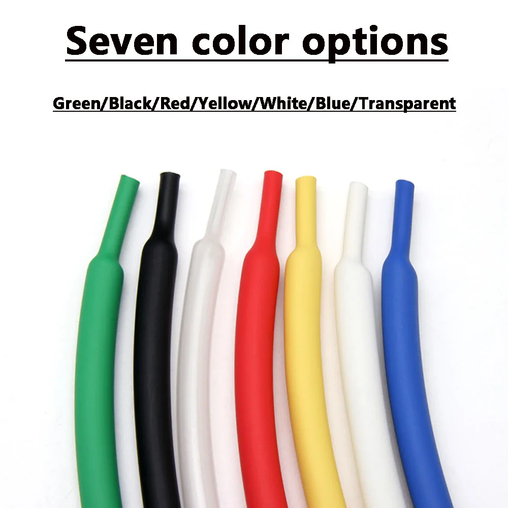 4: 1 Shrinkage 7 Color Band Hot Melt Adhesive Thickening Heat Shrink Tube for Protecting and Repairing Mobile Phone Data Lines