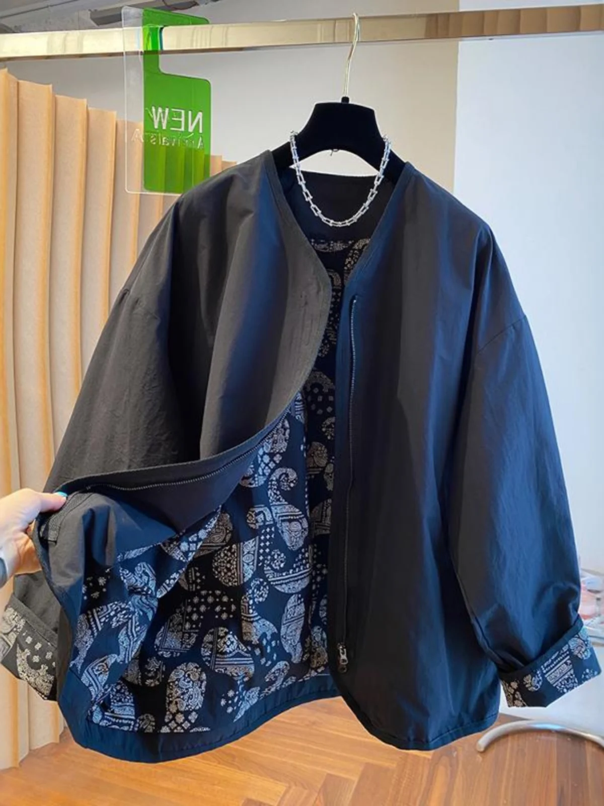 

plus Size Women's Windbreaker Jaet Loose Fit Workwear Sle Autumn New Arrival Slimming Effect Commute Friendly Design