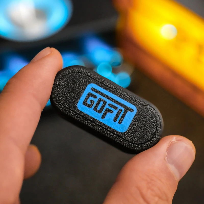 تململ بطاقة دفع مغناطيسية ثلاثية الأبعاد مطبوعة دفع لوحة الميكانيكية المنزلق EDC الإجهاد الإغاثة لعبة حسية الكبار ضد الإجهاد الأشياء