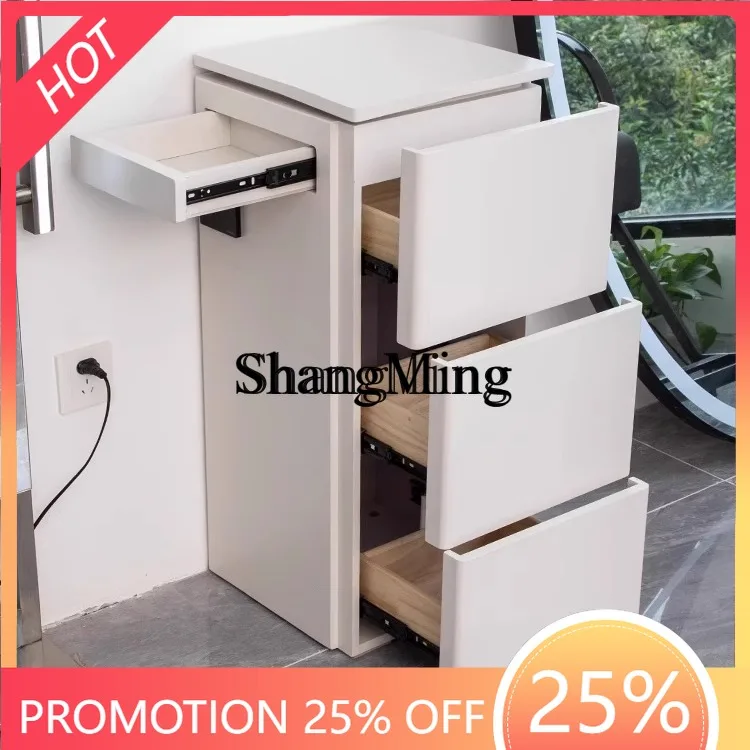 

FG good-looking hair salon tool cart cabinet hair cutting cart stainless steel hair salon storage locker counter