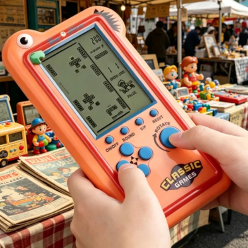 New Design Large Screen Children Game Console Tetris Classic