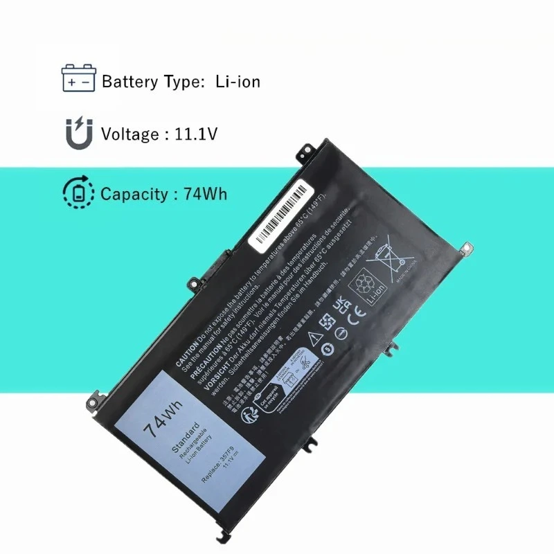 New Genuine Quality 11.1V 74Wh 357F9 Laptop battery For DELL Inspiron 15 7559 7000 7557 7567 7566 5576 5577 P57F P65F