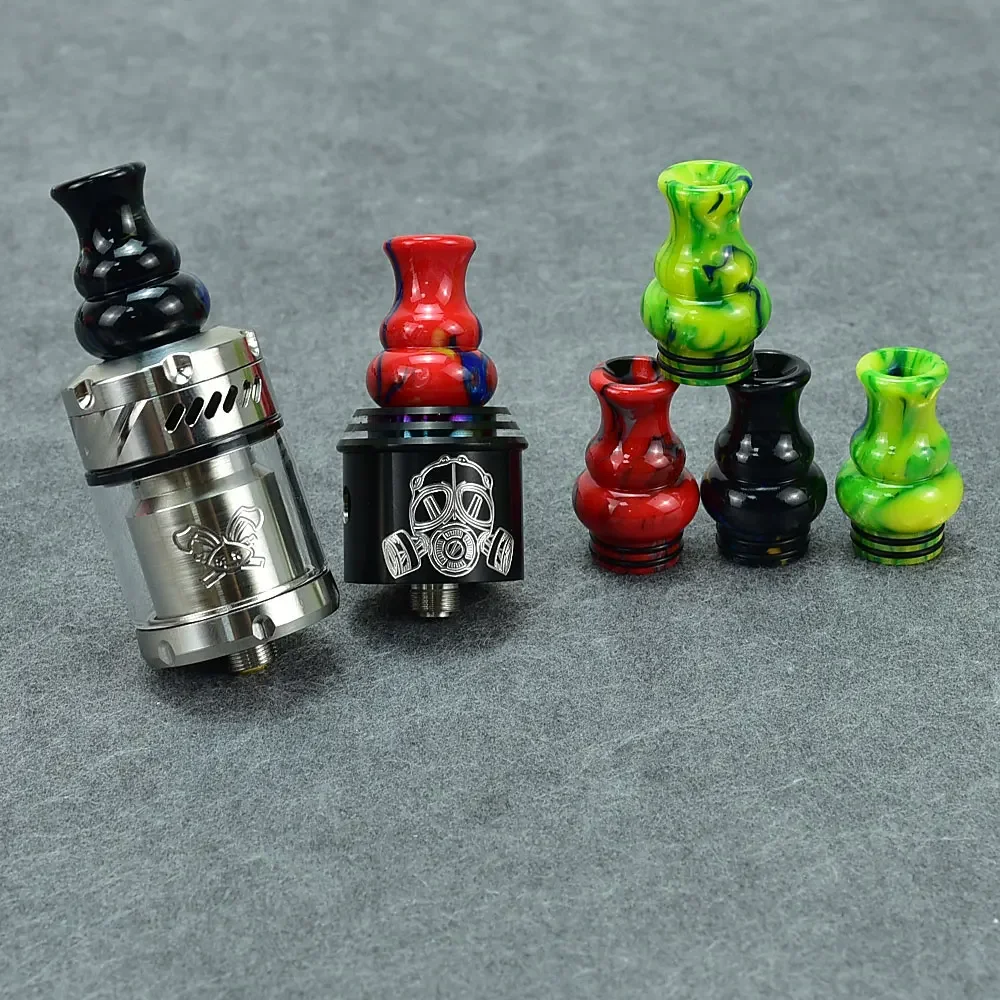 Wolf Coolvape Harz 810 Tropfspitze Vape Mundstück passend für Kylin Mini V2 RTA Zeus X RTA Zigarettenhalter Ersatzspitze