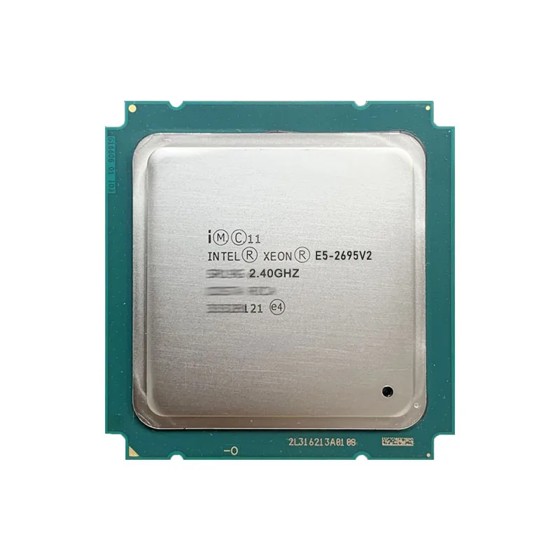 معالج Intel Xeon E5 2695 V2 مستعمل E5 2695V2 2.4 جيجا هرتز 12 نوى و24 خيط معالج وحدة المعالجة المركزية LGA 2011