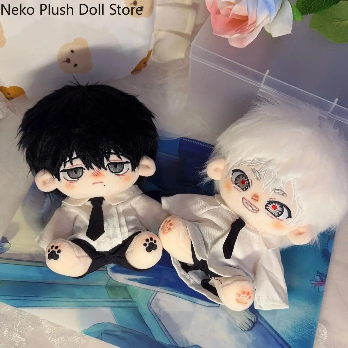 

The Summer Hikaru Died Tsujinaka Yoshiki Anime Plush Doll Body Dress Up Clothes Plushies Stuffed Toys Figures Birthday Gift 20cm