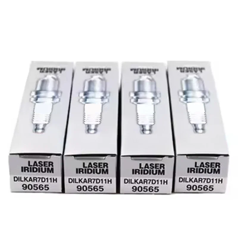 4/6Pcs 90565 DILKAR7D11H Dual Iridium Spark Plug for Nissan Qashqai J11Z Rogue Sport Teana X-Trail T32 2.0L MR20DD