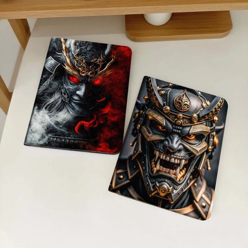 

Samurai Demon Mask Art Tablet Case For Samsung Galaxy Tab S6 S8 S9 S10 Lite FE 10.4 11 Inch 2022 2024