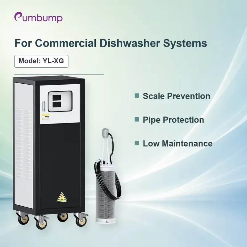 YL-XG Electronic Descaler for Commercial Dishwasher Water System Scale Prevention Pipe Protection and Low Maintenance