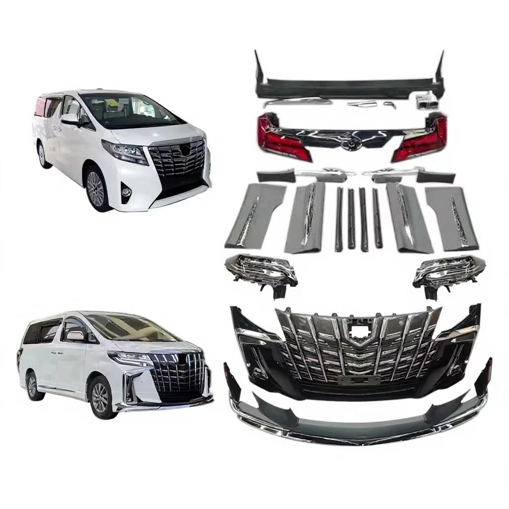 STLF Body Kit for Toyotas Alphard Vellfire 2015 2016 2017 Upgrade to 35 Series 2018 2019 2020 2021 2022 Model Lista Style Bumper