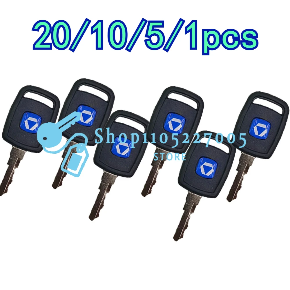 20/10/5/1PCS New XCMG Keys for Xugong Liugong Loader 30E 40B 50C 50CN 855 856 Electric Lock Key