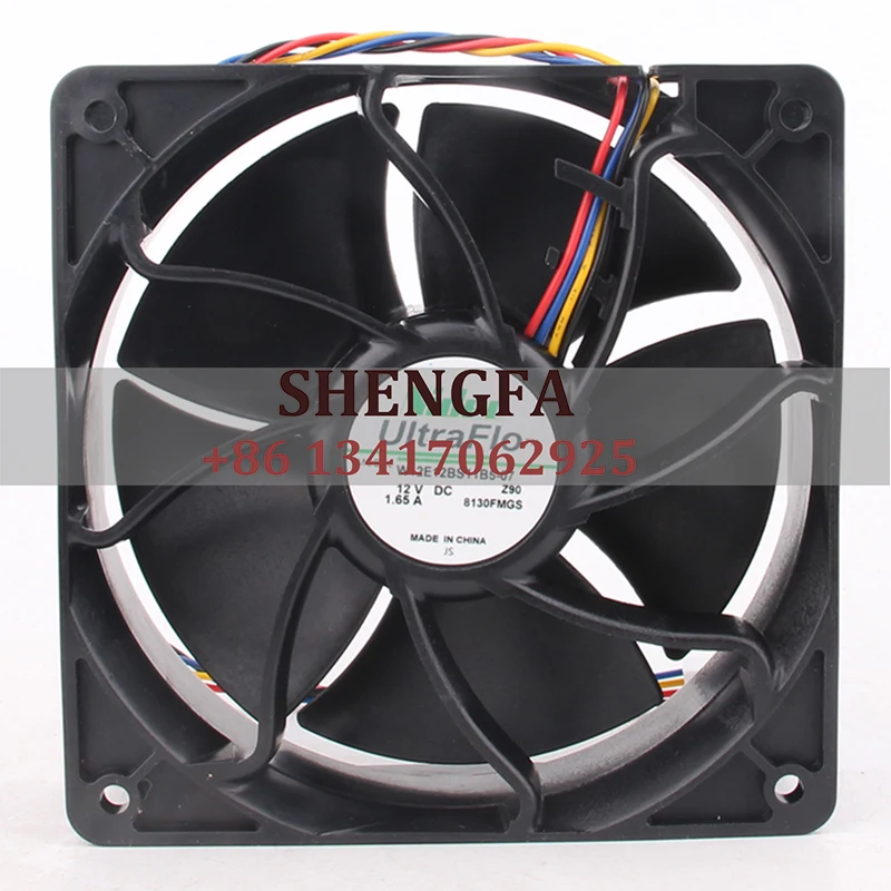 

W12E12BS11B5-07 Nidec Case Fan Dual Ball Bearing 120*120*38mm 12V 1.65A 12038 PWM Temperature Control Cooling Fan