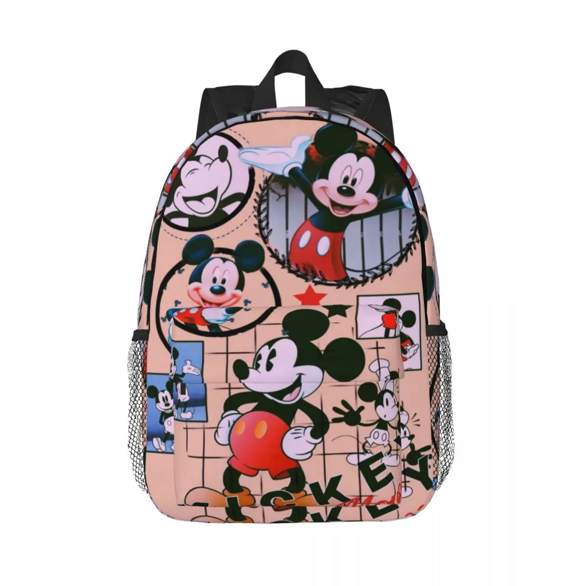 Mickey Mouse Lightweight 15-Inch Backpack - Versatile and Stylish Bag for School, Travel, and Daily Use