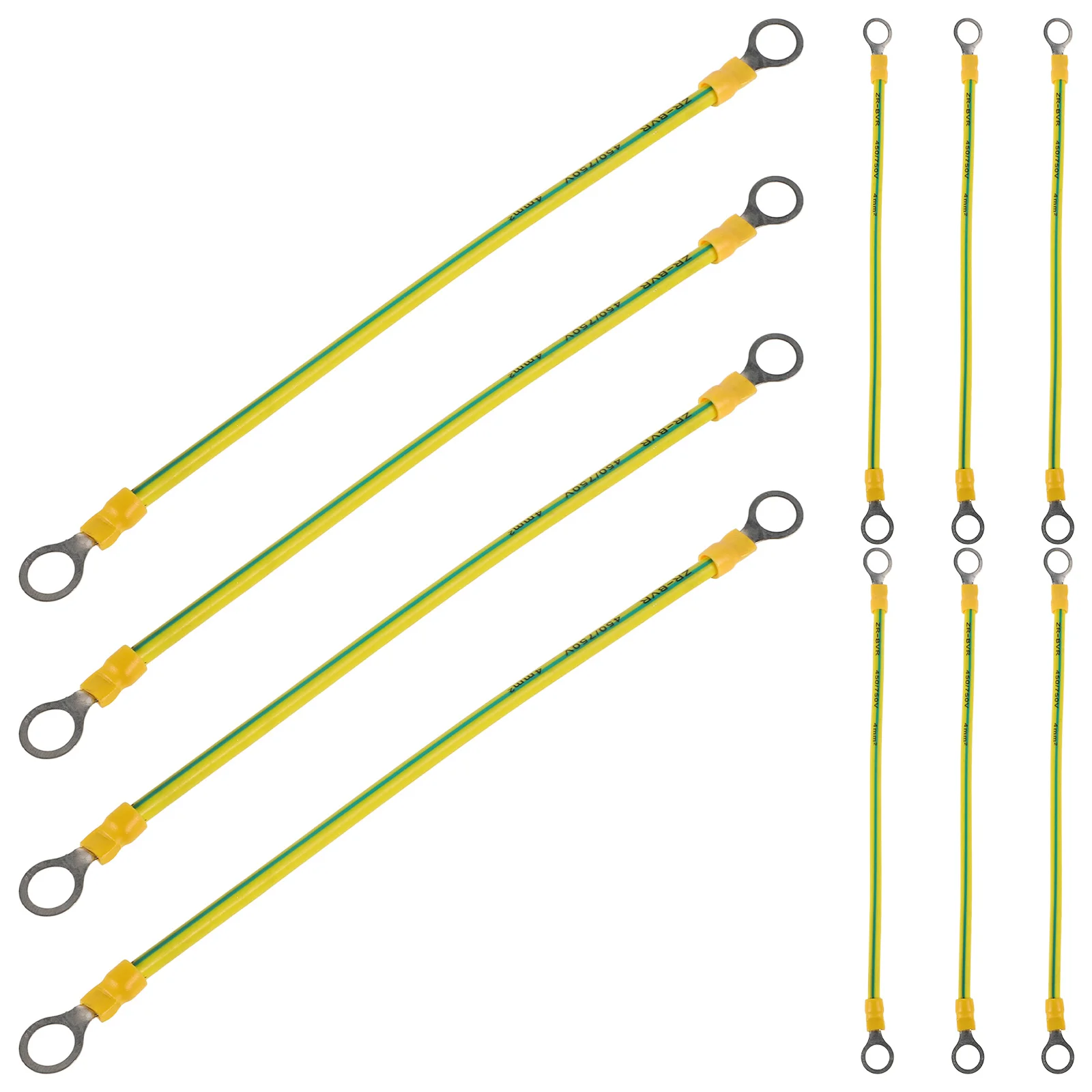 

10pcs Cables Copper Grounding Wire For Automotive Pvc Insulated Car Ground Strap Universal Ground Cable For