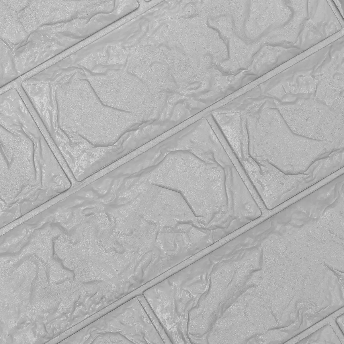 

70X77Cm 3D Brick Wall Stickers Grey Self-Adhesive Waterproof Xpe Foam Panels For Sofa Background Wall Decor Home Decoration