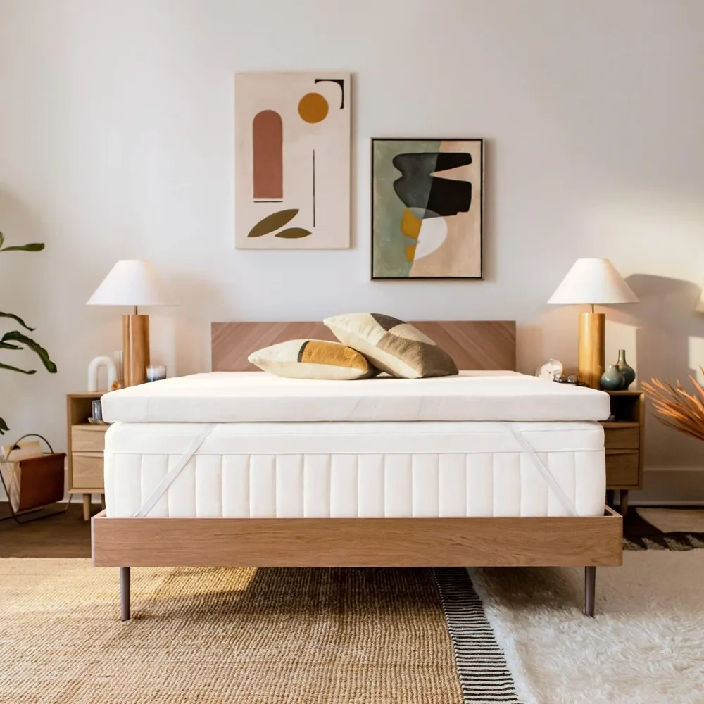 TEMPUR-Adapt Colchón de espuma viscoelástica de 3", doble, blanco