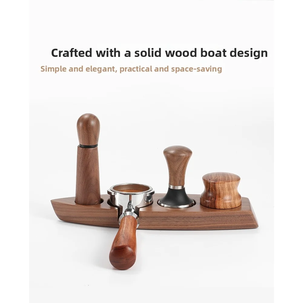 Beech Wood Boat Shaped Candle Holder 4 Holes Tealight Stand For Home Wedding Dining Table Decor Fits 51mm/53mm Candles