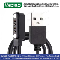 Magnetic Charging Cable for DGS10/New X7/Sanag 4 Pin 60CM Bone Conduction Bluetooth Sports Swimming Earphone with DataTransfer