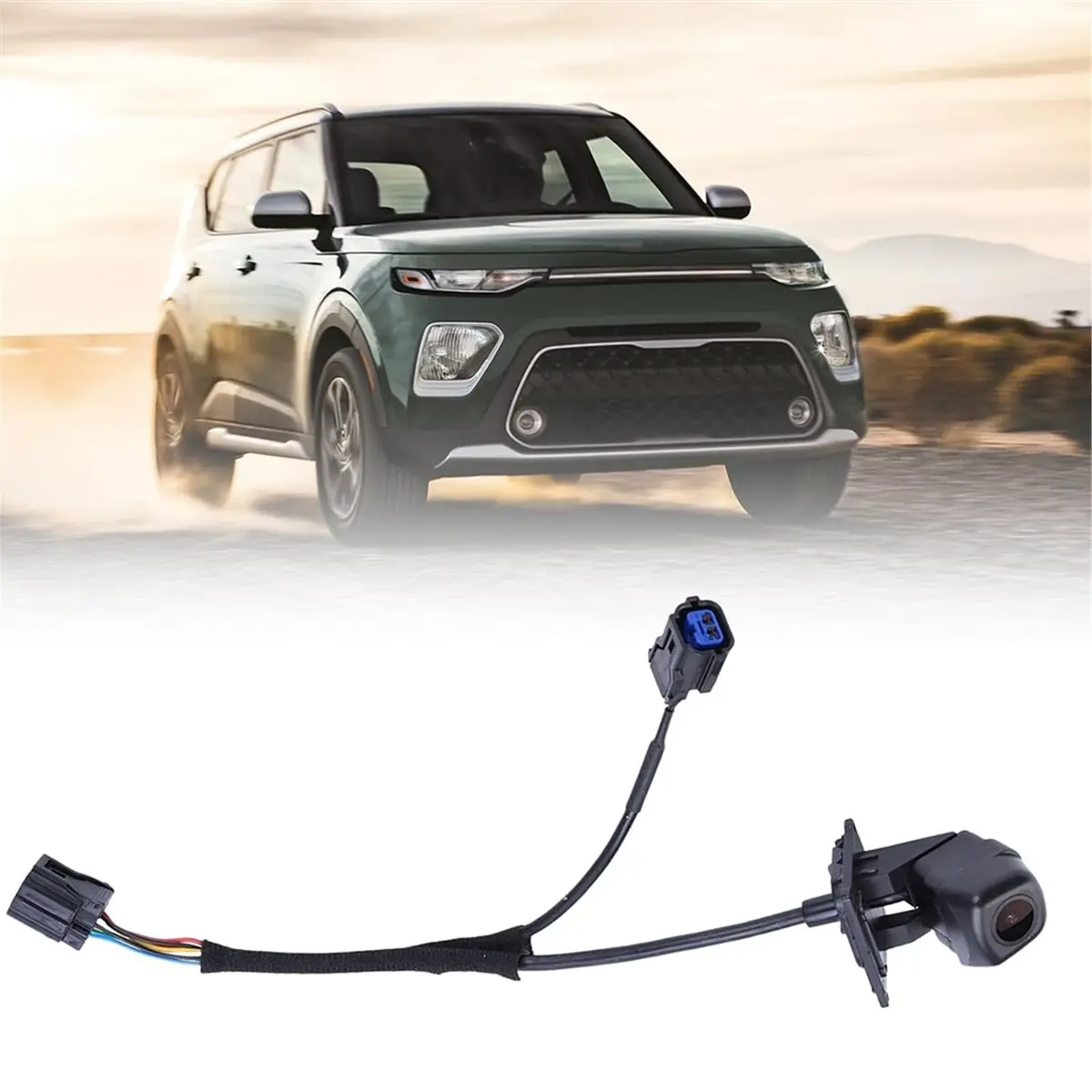 #63C (Black)Rear View Camera 99241-K0000 for Kia Soul 2020-2022,Automotive Parts & Accessories