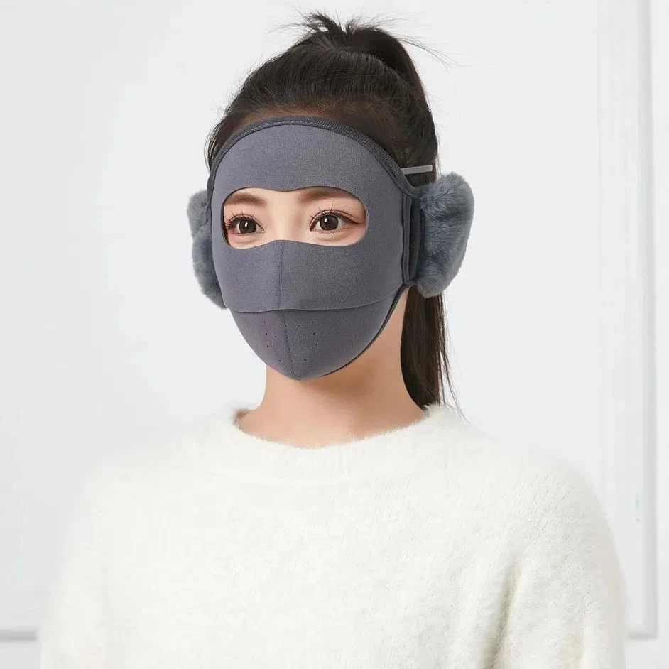 Новая бархатная защитная маска для ушей, ветрозащитная, морозостойкая, зимняя маска, моющаяся интегрированная велосипедная маска, осень