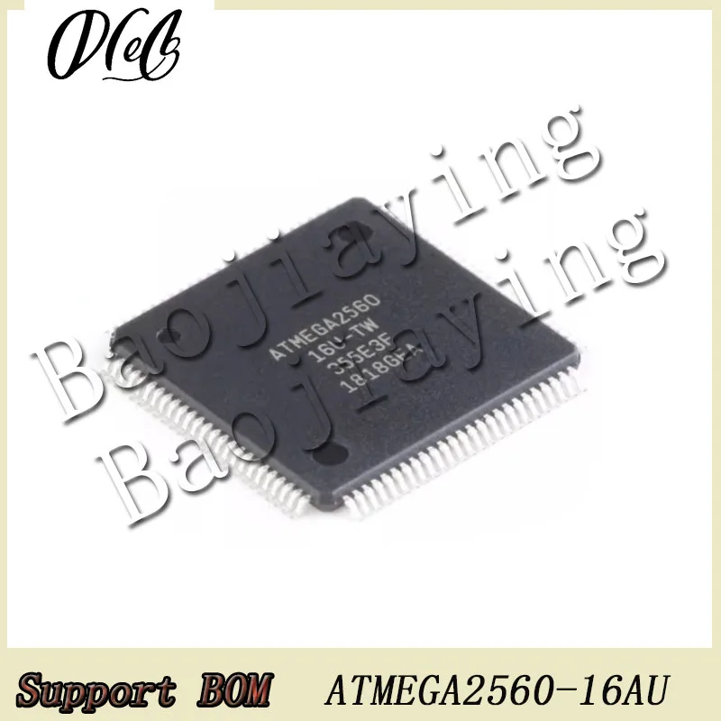 ATMEGA2560-16AU IC Chip 8-bit microcontroller 256K flash QFP