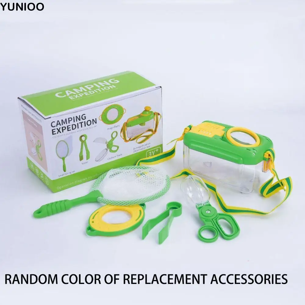 

Students Vest Hat Outdoor Insect Exploration Explorer Costume with Magnifying Glass Outdoor Adventure Tools Explorer Kit Camping