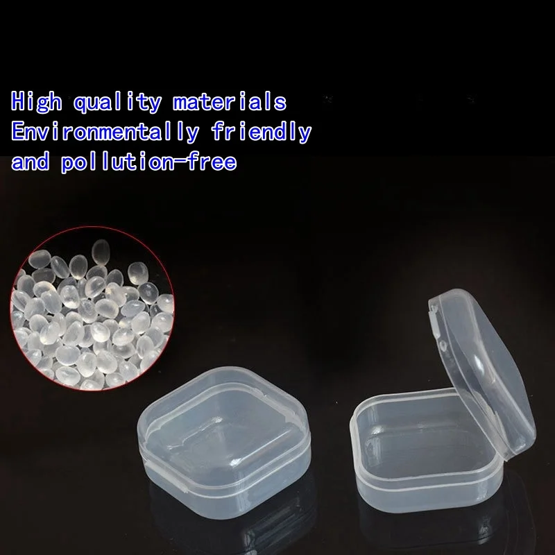 Small Bead Organizers,Clear Bead Storage Containers Plastic Cases,Transparent Box for Nail DIYCraft Making Jewelry Battery Screw