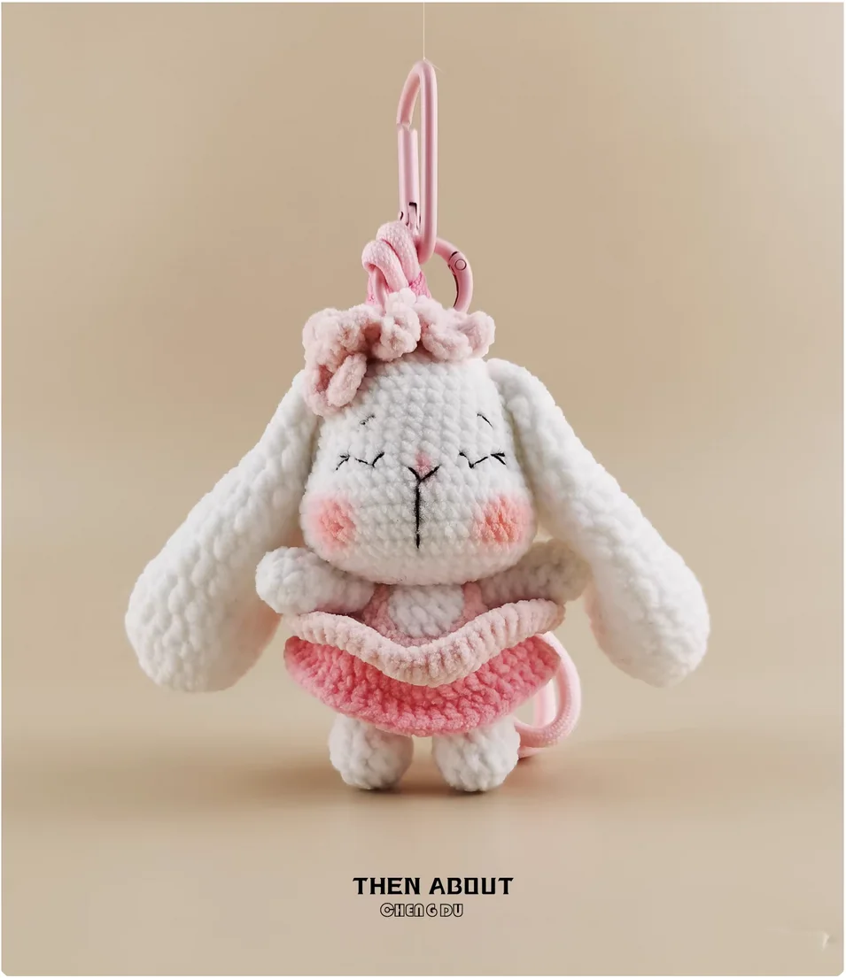 

Cute Zanhua Bunny bag pendant pendant Keychain high sense luxury gift for people.